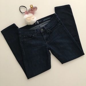7 for all mankind skinny jeans size 25
